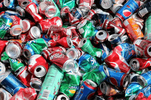 Aluminum cans